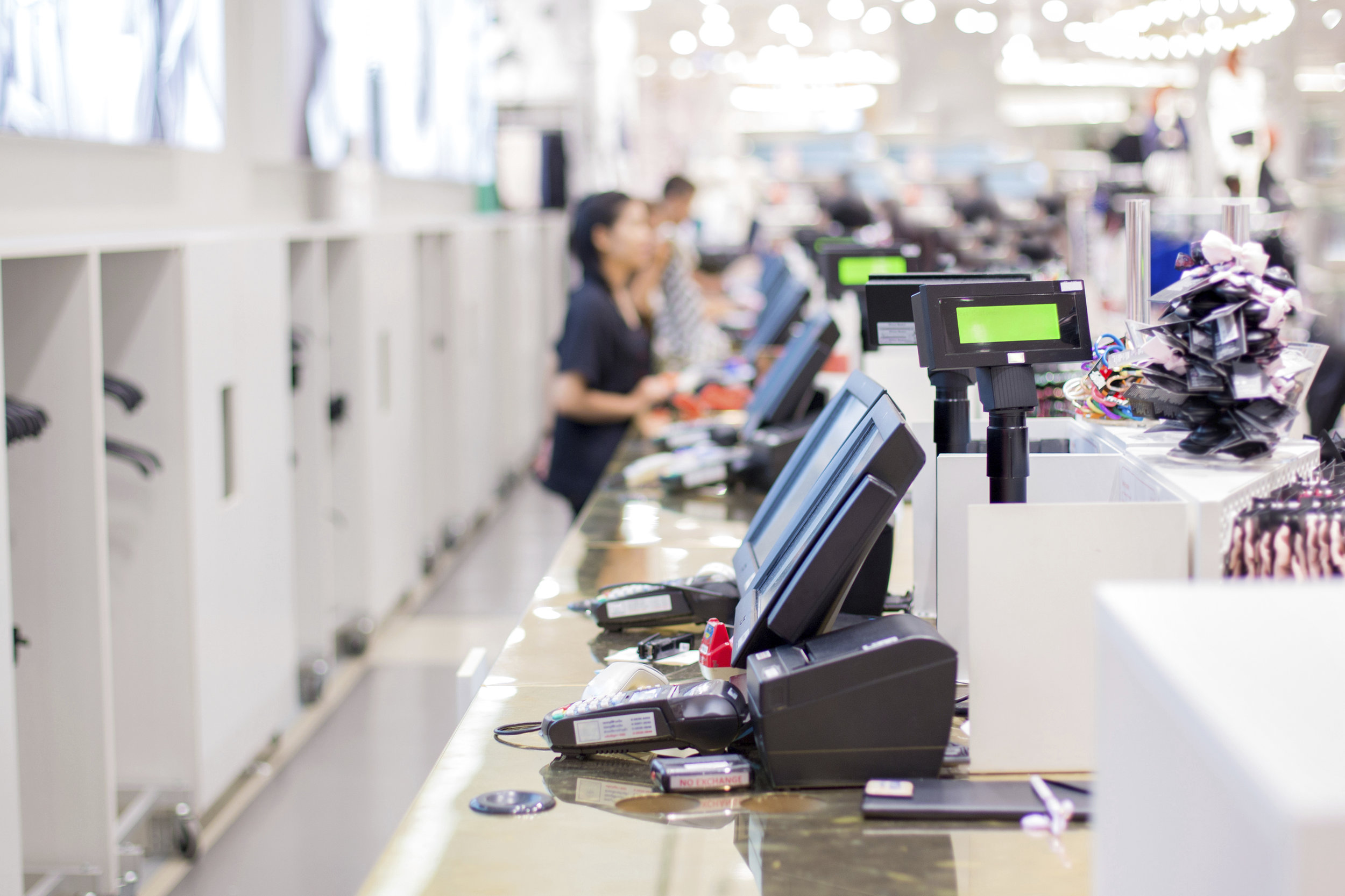 Point-of-sale-checkout-counter